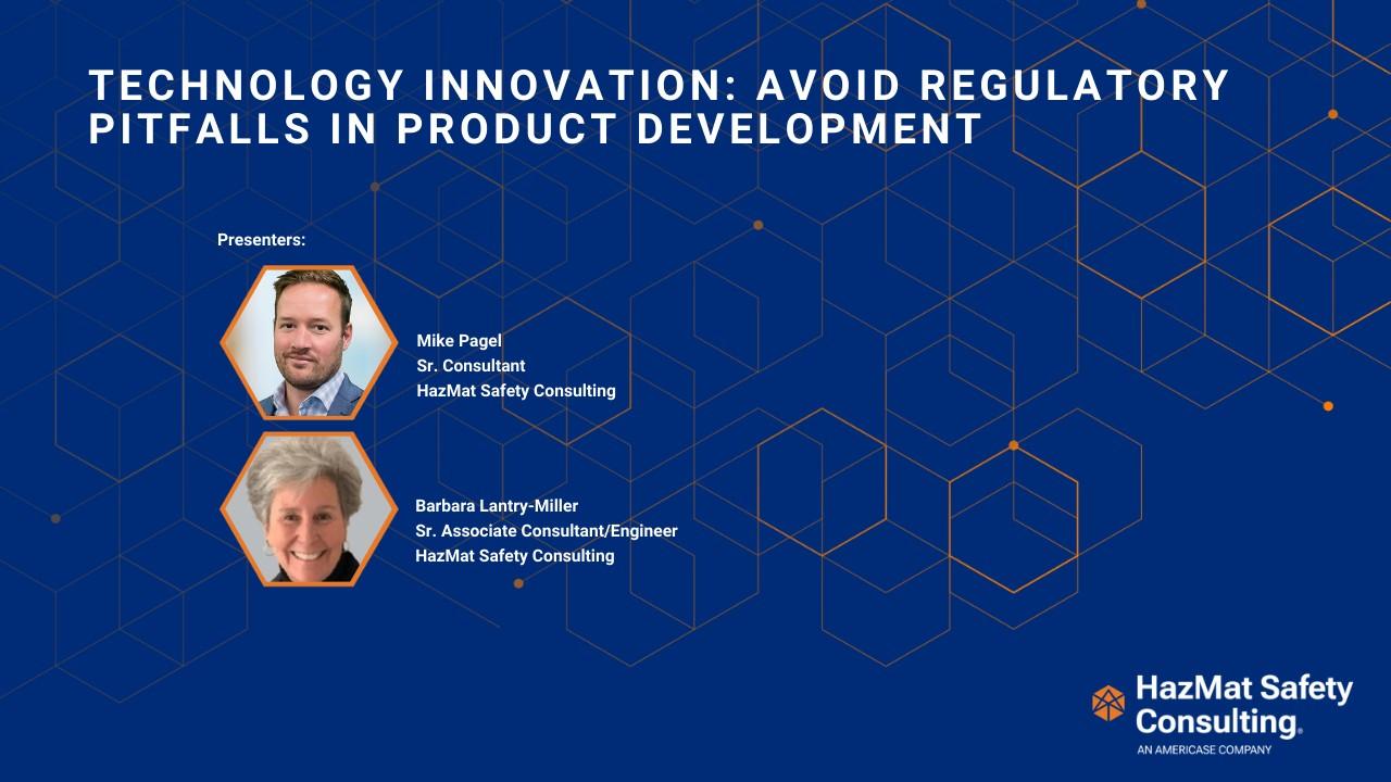 HazMat Safety Consulting to Host Webinar on Avoiding Regulatory Pitfalls in Product Development